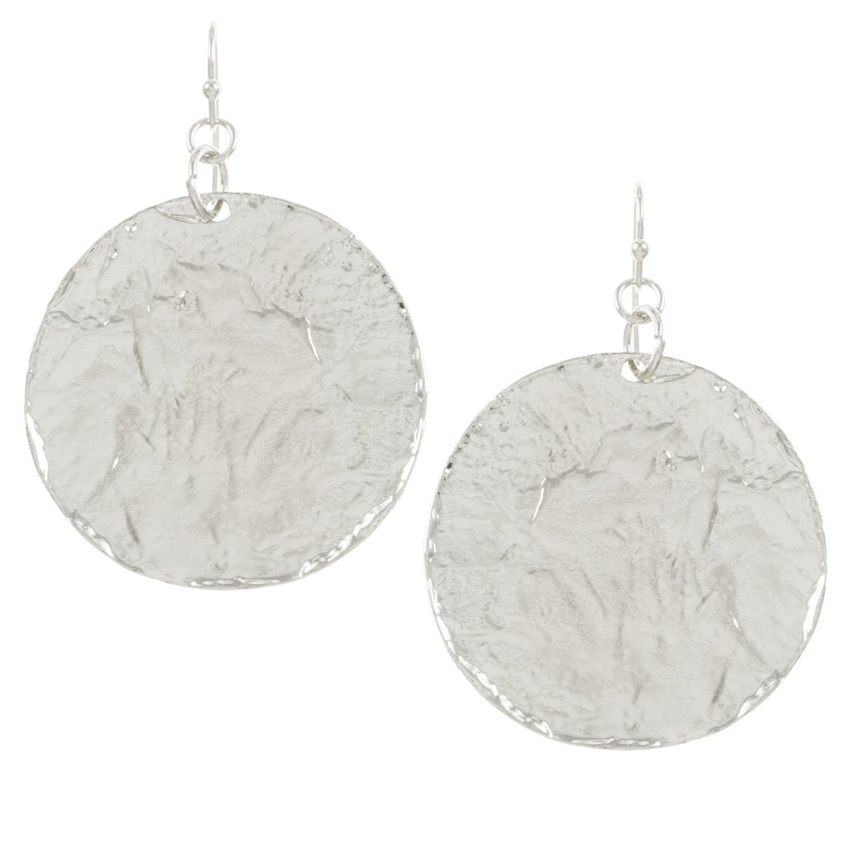 Picture of J&H Designs 5350EPS Textured Disc Earrings
