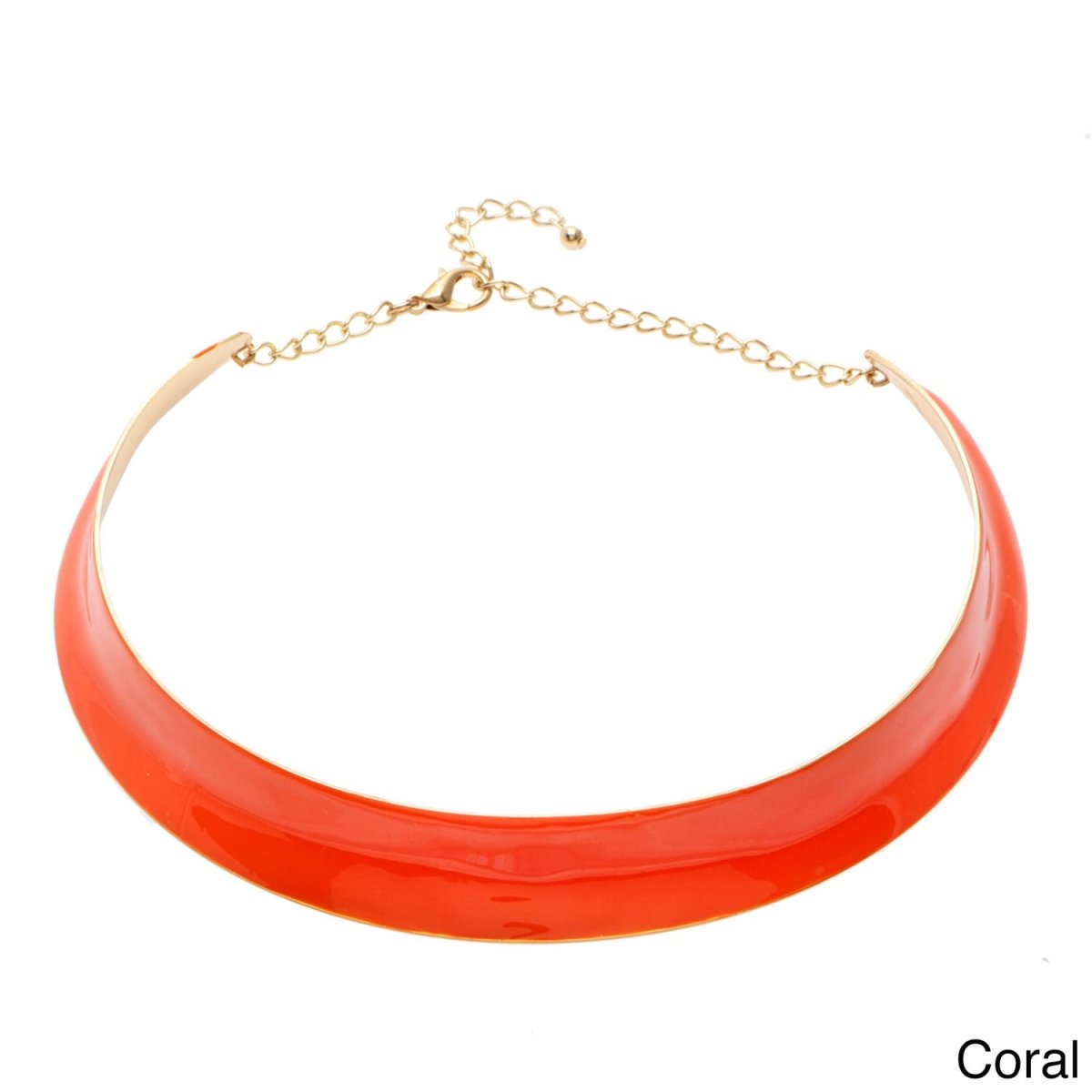 Picture of J&H Designs 6277-N-Coral Brights Hammered Colar Necklace