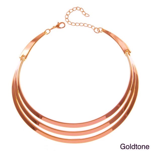 Picture of J&H Designs 5290/Rose Gold Three-row Choker Necklace