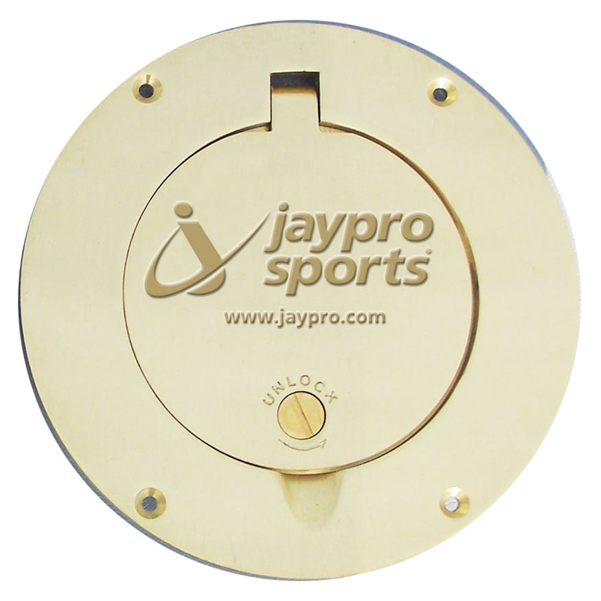 PVB-75CVR 7.5 in. Floor Sleeve Replacement Brass Cover Plate