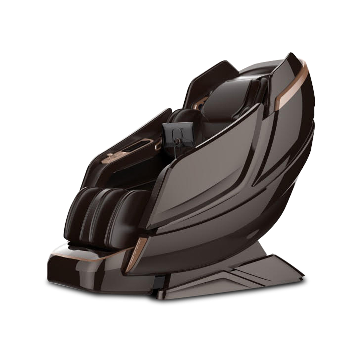 Dios1288-BR 8D AI Dual Air Tech Touch Roller SL-Track Dios Massage Chair with Brain Relaxation Program Dios-1288, Brown