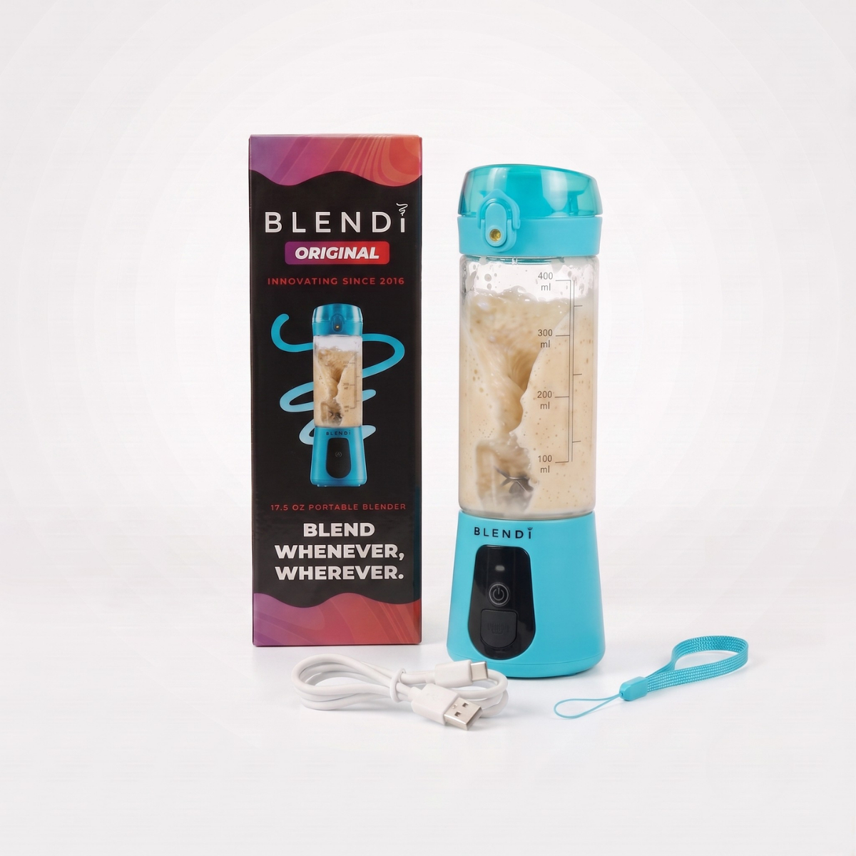 -LITE-TURQUOISE 17 oz Lite Blender - Turquoise