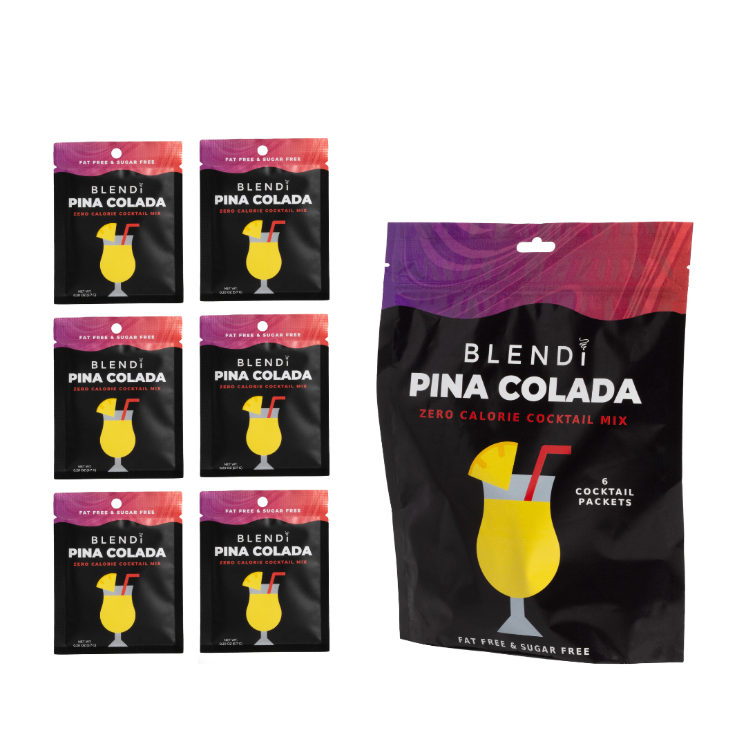 -MIX-PINACOLADA-6 Skinny Mocktail Mixers - Pina Colada - 6 Count