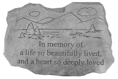 In Memory of a Life Memorial Stone
