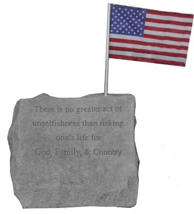 Service Memorial Stone There is no greater