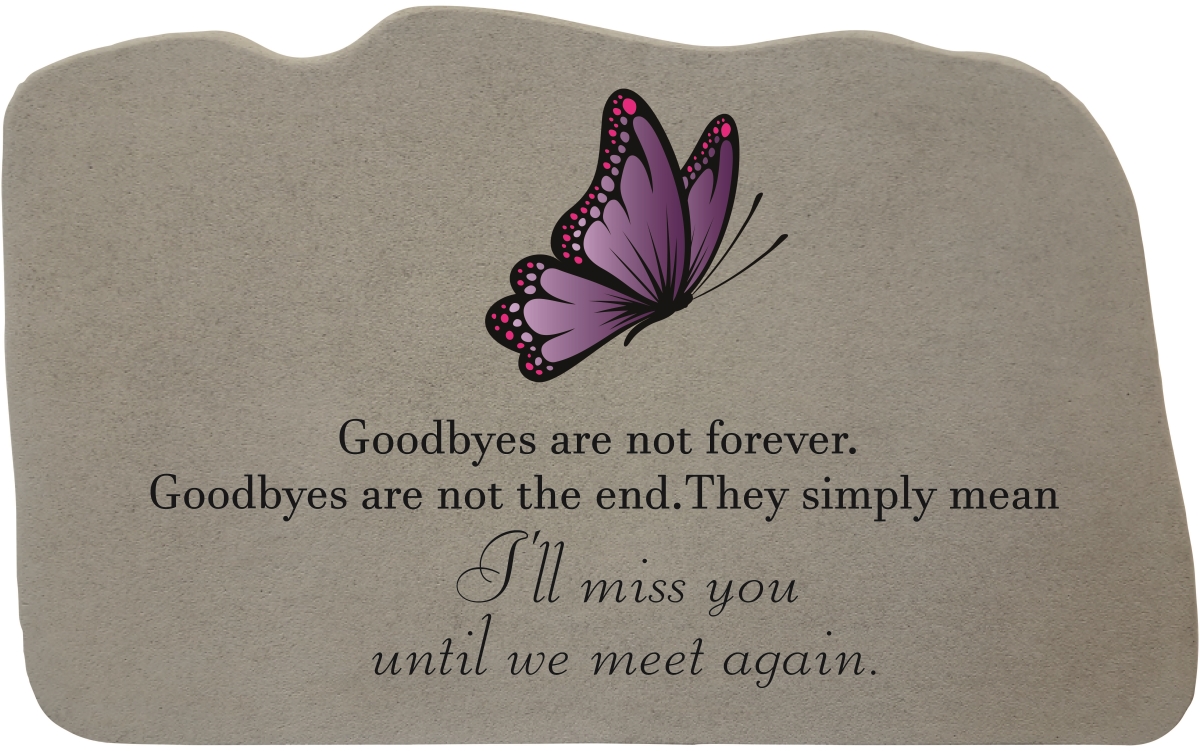 62267 Goodbyes with Purple Butterfly Stone