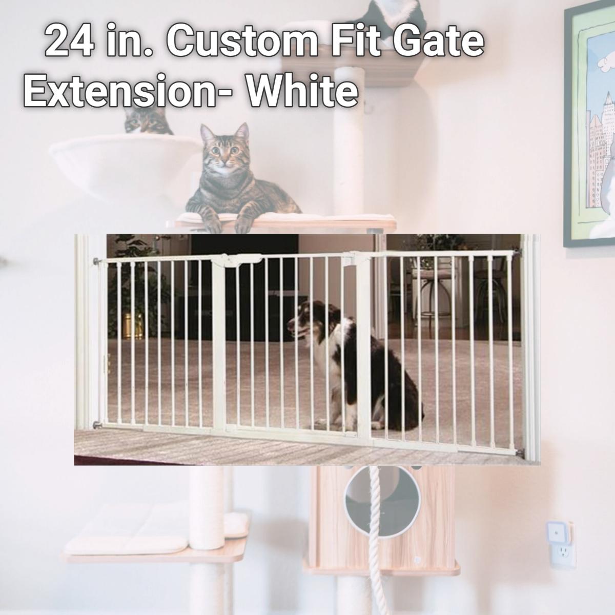 Picture of Command Pet PG6324 24 in. Custom Fit Gate Extension- White