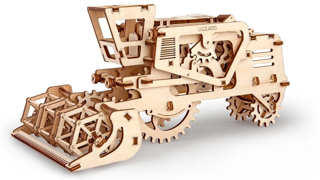 Picture of UGears UTG0009 Combine-Harvester Mechanical Wooden 3D Model Kit