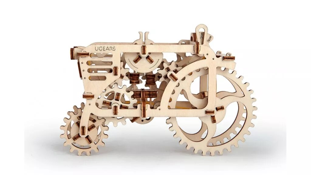 Picture of UGears UTG0003 Tractor Mechanical Wooden 3D Model Kit