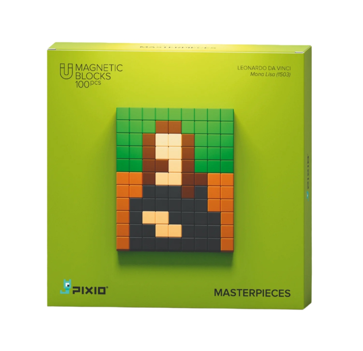 1031105  Masterpieces - Mona Lisa by Leonardo Da Vinci | Magnetic Building Toy & STEM Construction Set + Free App