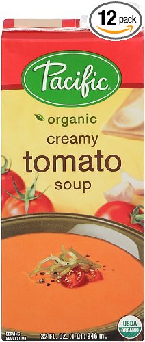 Picture of Pacific Foods 279443 32 oz Vgn Tomato Basil Organic Soup, Pack of 12