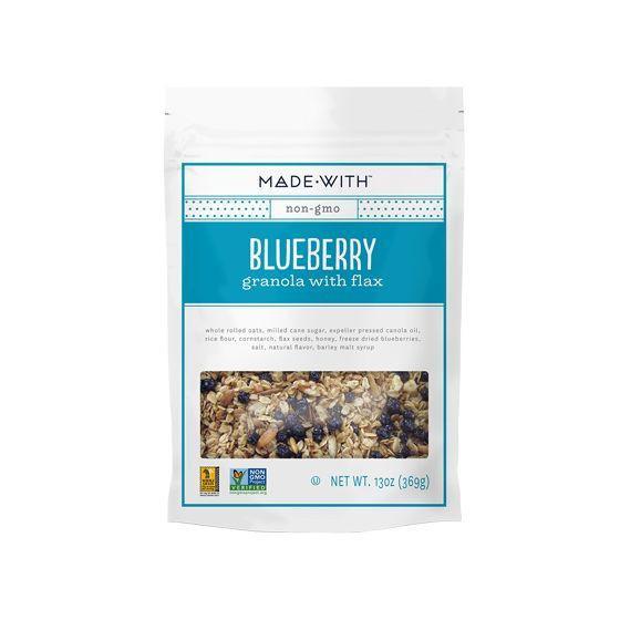Picture of MadeWith 276878 13 oz Blueberry Flax Granola, Pack of 6