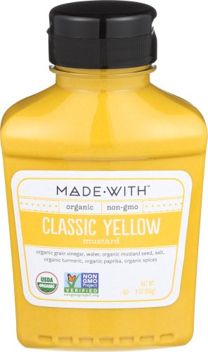 Picture of MadeWith 276970 9 oz Yellow Organic Mustard, Pack of 6