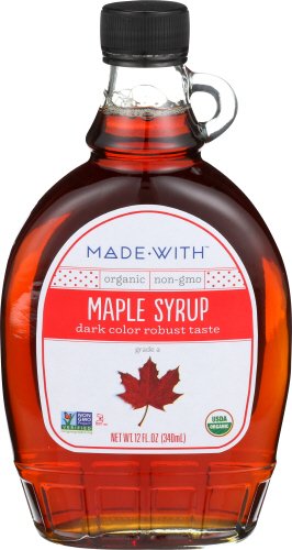 Picture of MadeWith 277023 12 fl oz Maple Grade A Dark Organic Syrup&#44; Pack of 12