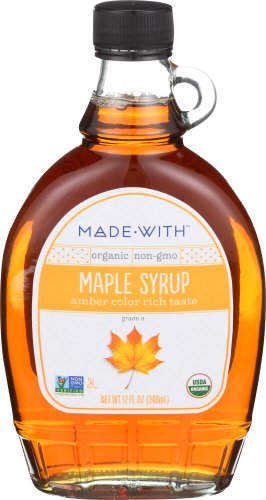 Picture of MadeWith 277024 12 fl oz Maple Grade A Amber Organic Syrup, Pack of 12