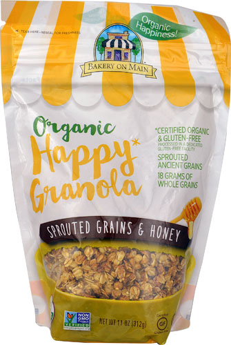 Picture of Bakery on Main 294398 11 oz Sprouted Gluten & Honey Granola, Pack of 6