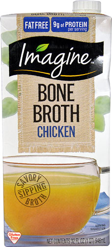 Picture of Imagine 278505 32 fl oz Chicken Bone Broth, Pack of 12