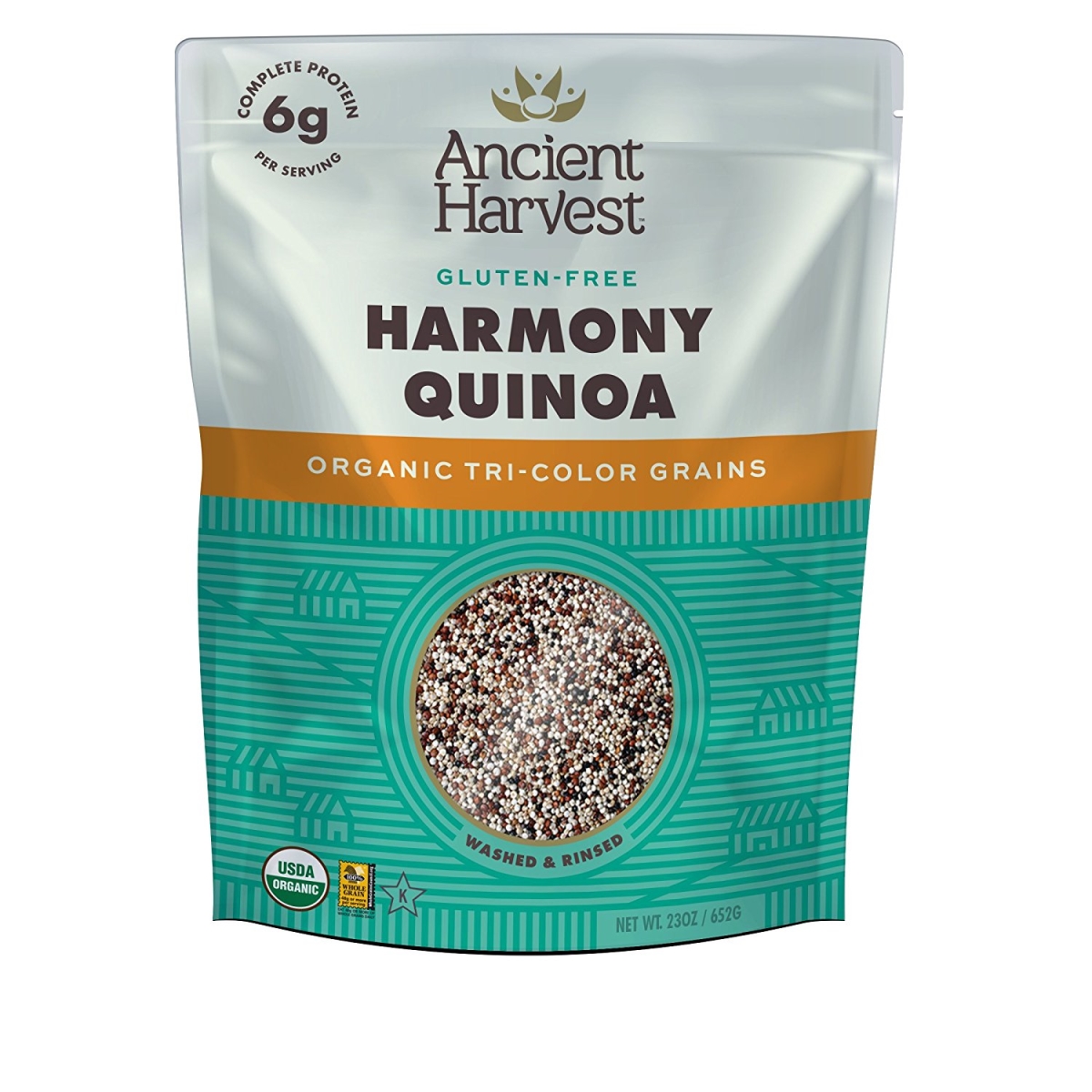 Picture of Ancient Harvest 296789 23 oz Blend Organic Harmony Quinoa, Pack of 6