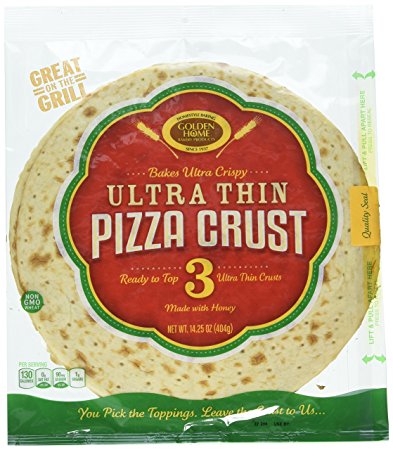 Picture of Golden Home 266897 12 in. 14.25 oz Crust Pizza Ultra Thin - Pack of 10
