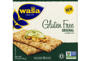 Picture of Wasa 316121 Crispbread Original Gluten Free&#44; 5.4 oz - Pack of 10