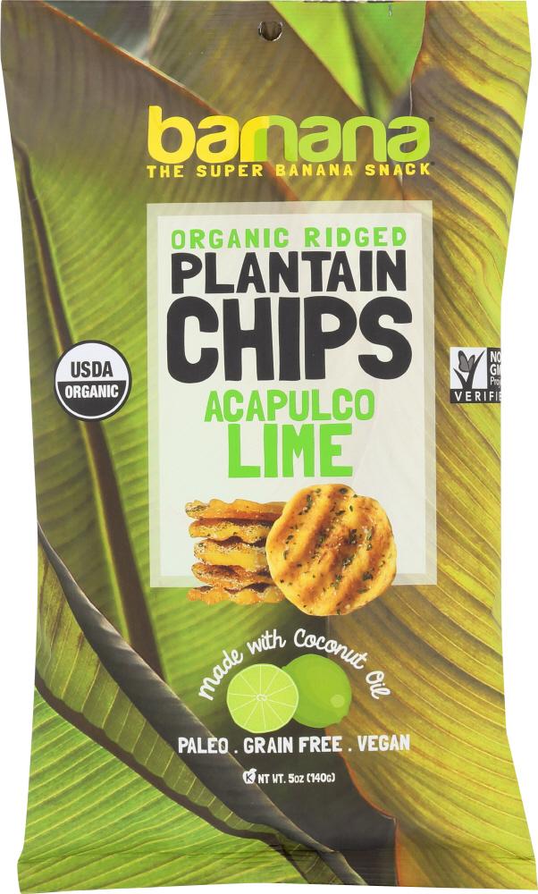 Picture of Barnana 318714 Acapulco Lime Plantain Chips, 5 oz - Pack of 8