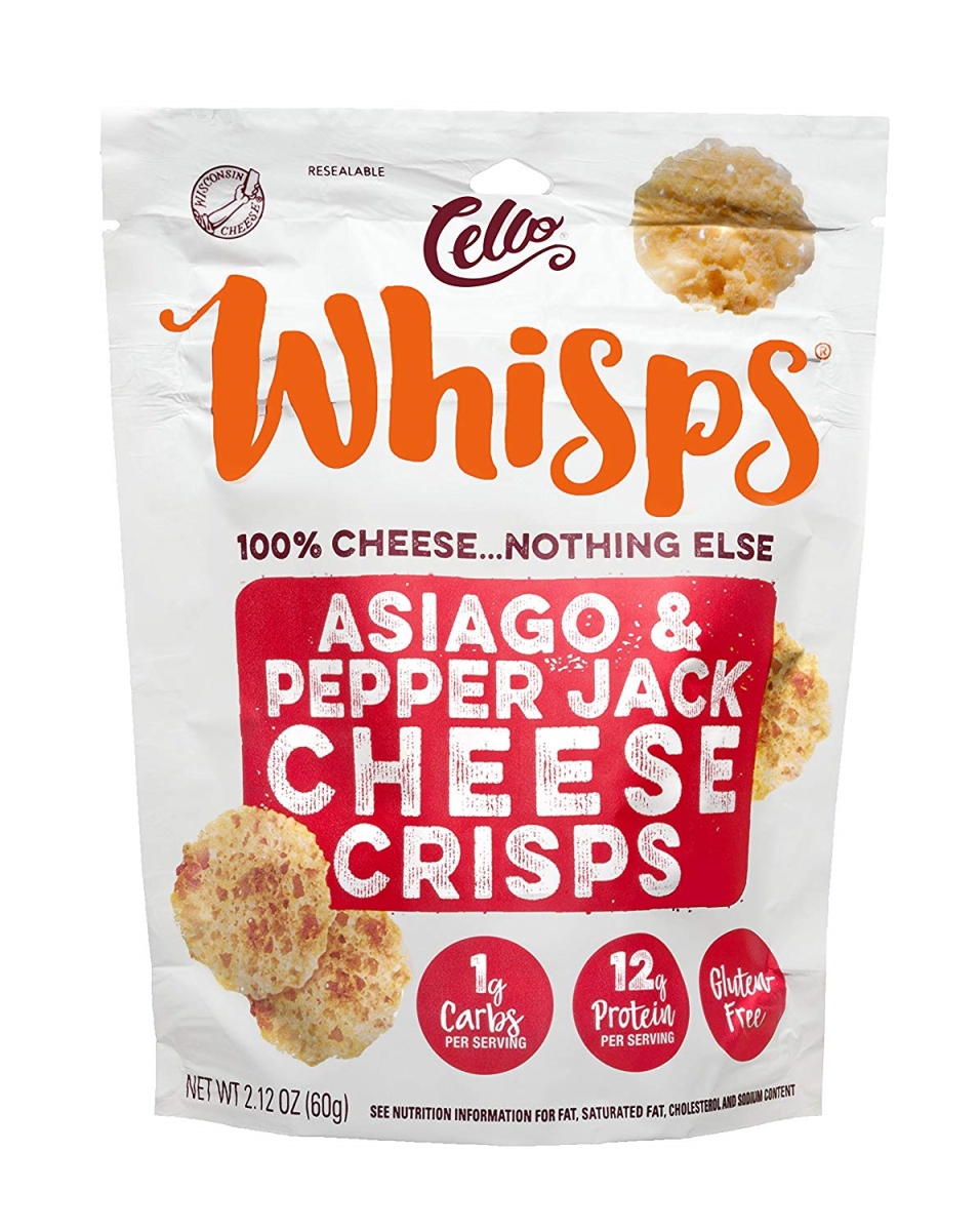 Picture of Cello 299885 Whisps Asiago Pepperjack Cheese, 2.12 oz - Pack of 12