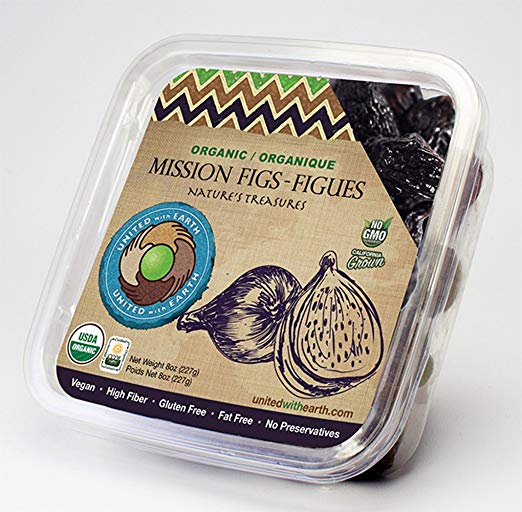 Picture of United With Earth 293763 Organic Mission Figs&#44; 8 oz