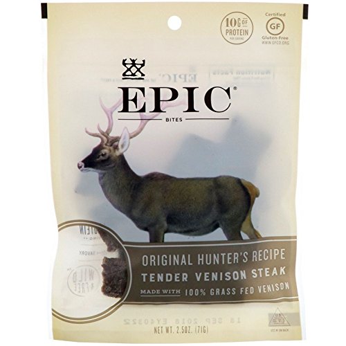 Picture of Epic 301169 Original Hunters Recipe Tender Venison Steak Bites, 2.5 oz - Pack of 8