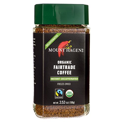 Picture of Mount Hagen 316936 Organic Instant Coffee - Freeze Dried Decaffeinated, 3.53 oz - Pack of 6