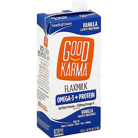 Picture of Good Karma 317720 Protein Vanilla Flax Milk&#44; 32 fl. oz - Pack of 6