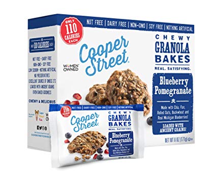 Picture of Cooper Street 321179 6 oz Granola Bakes Blueberry Pomegranate Bars - Pack of 6