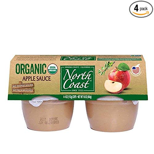 Picture of North Coast 281805 16 oz Organic Applesauce&#44; Pack of 12 - 4 Per Pack