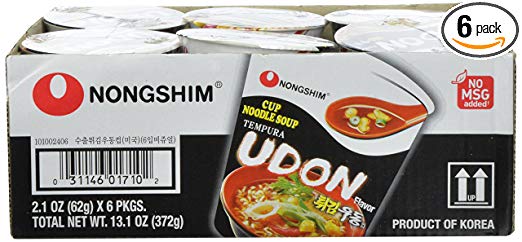 2.64 oz Tmpura Udon Soupcup Noodle, Pack of 6
