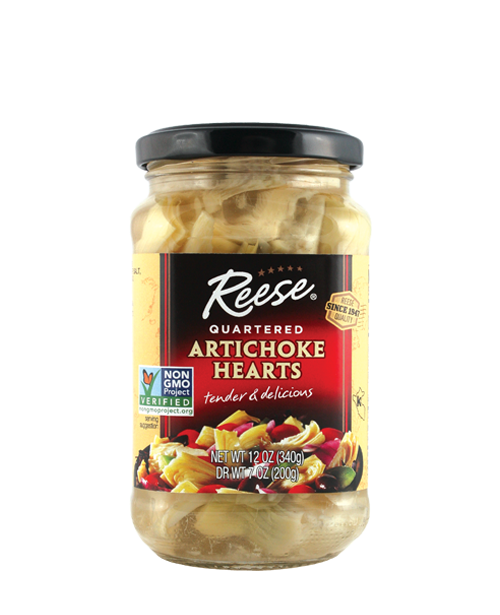 Picture of Reese 321790 12 oz Quartered Artichokes in Glass, Pack of 12