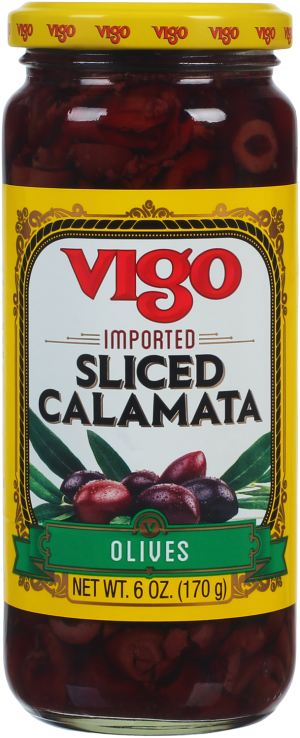 Picture of Vigo 600000 6 oz Sliced Calamata Olives&#44; Pack of 12