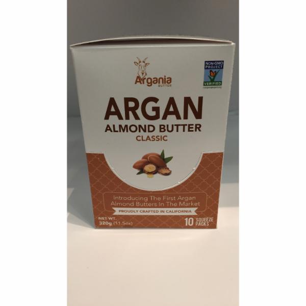 Picture of Argania Butter 00337875 Single-Serve Almond Butter - Pack of 10