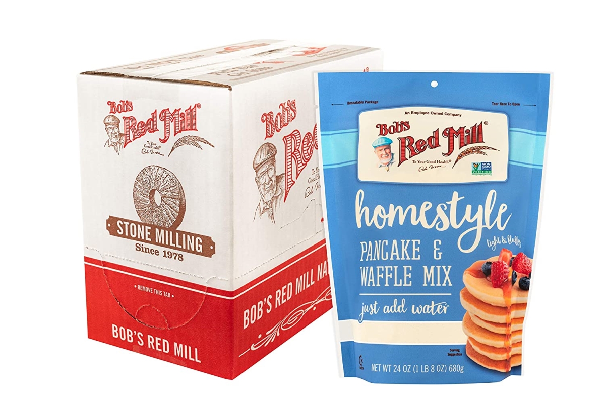 Picture of Bobs Red Mill 00353157 24 oz Homestyle Pancake & Waffle Mix - Pack of 4