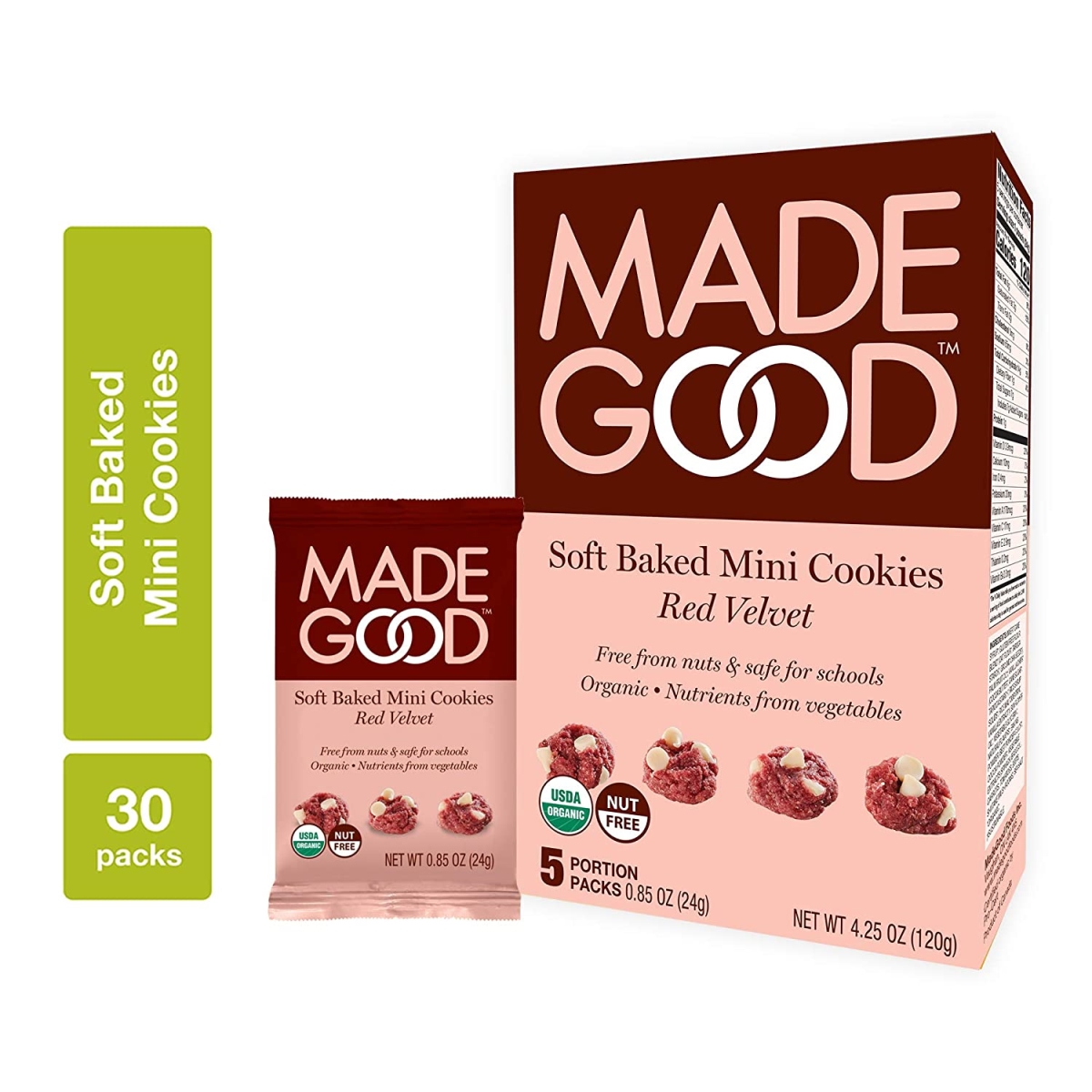 Picture of Madegood 00357226 Red Velvet Mini Cookie - Pack of 6