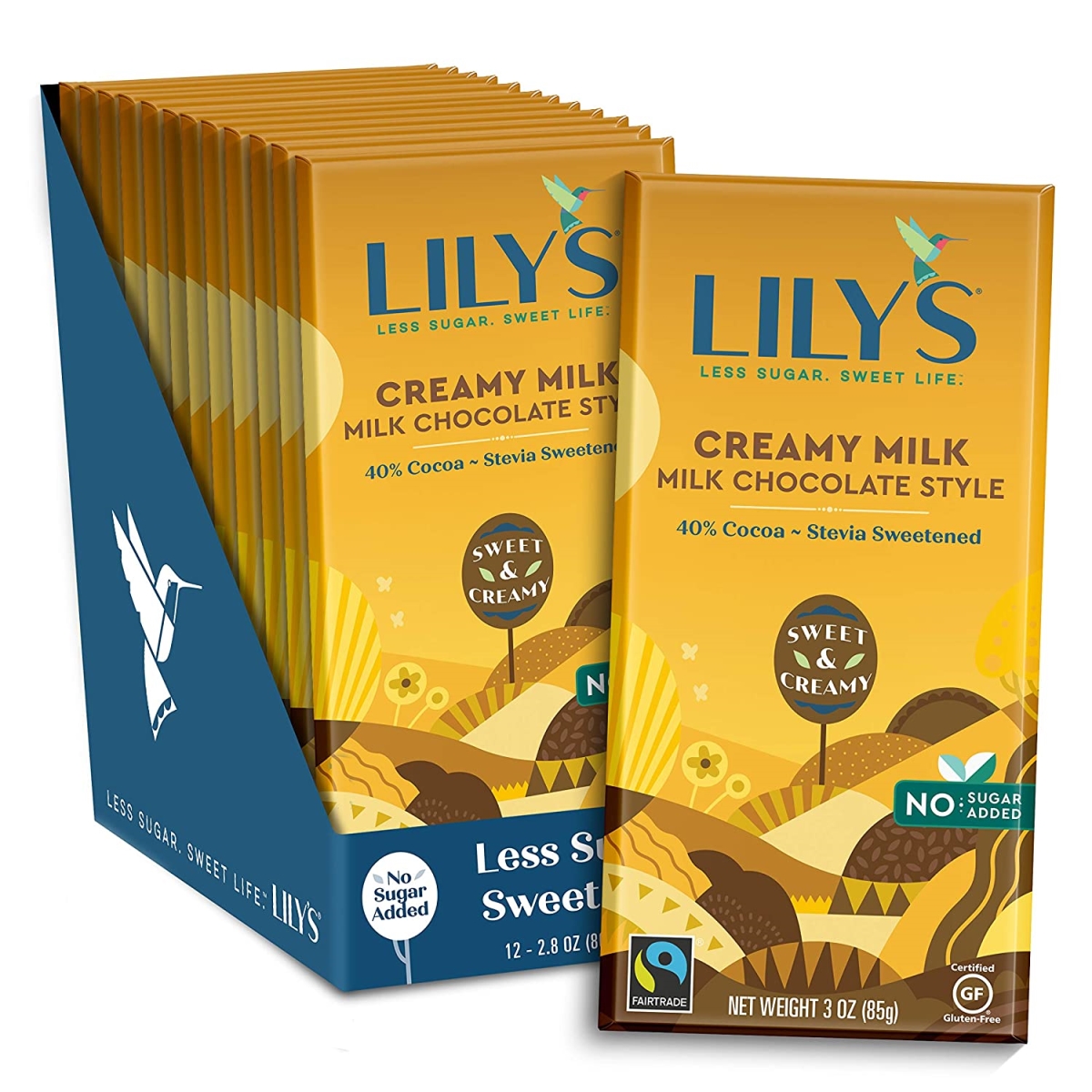 Picture of Lilys Sweets 00352774 Caramels Milk Chocolate - Pack of 12