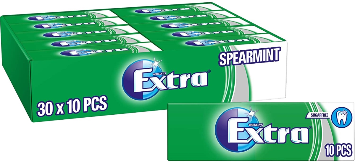 Picture of Pure Mints Gum 00352694 Spearmint Gum - Pack of 10