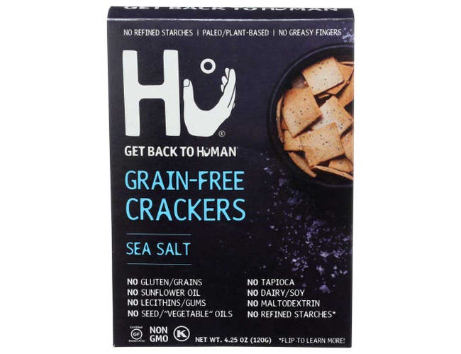Picture of Hu 00353986 4.25 oz Grain Free Sea Salt Cracker - Pack of 6
