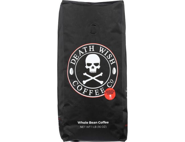 Picture of Death Wish Coffee 00296398 16 oz Whole Bean Coffee - Pack of 6