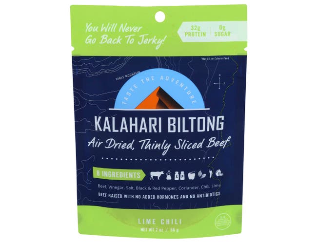Picture of Kalahari Biltong 00355496 2 oz Lime Chili Sliced Beef - Pack of 8