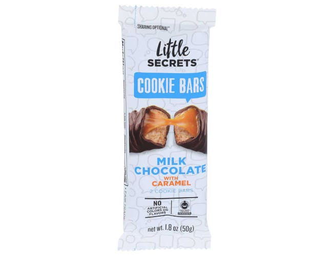 Picture of Little Secrets 00351167 1.8 oz Milk Chocolate Caramel Cookie Bar - Pack of 12