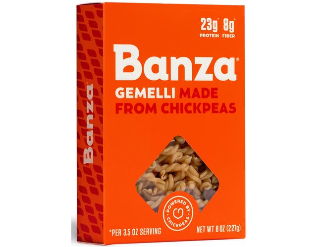 Picture of Banza 00354229 8 oz Gemelli Chickpea Pasta - Pack of 6