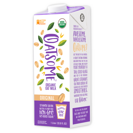 Picture of Oatsome 00345558 33.8 fl oz Organic Oat Milk - Pack of 6