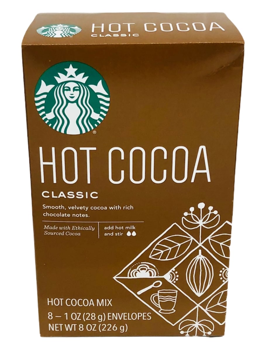 Picture of Starbucks 323217 8 oz 8 Piece Starbucks Double Chocolate Hot Cocoa Mix - Pack of 6