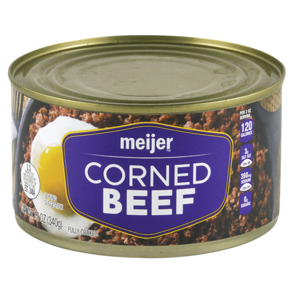 Picture of Meijer 377813 12 oz Corned Canned Beef - Pack of 12