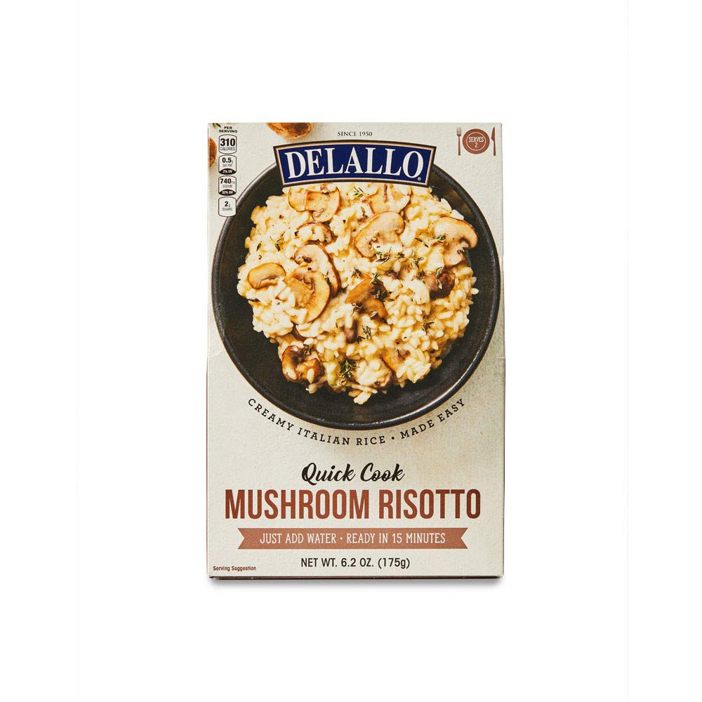 Picture of Delallo 388664 6.2 oz Mushroom Risotto Rice Recipe - Pack of 6