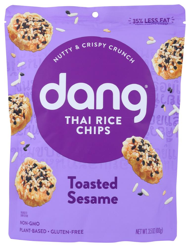 353179 3.5 oz Toasted Sesame Thai Rice Chips - Pack of 12